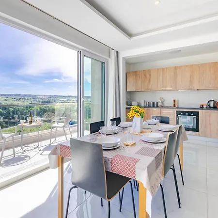 New Spacious With Amazing View Bugibba Apartman *